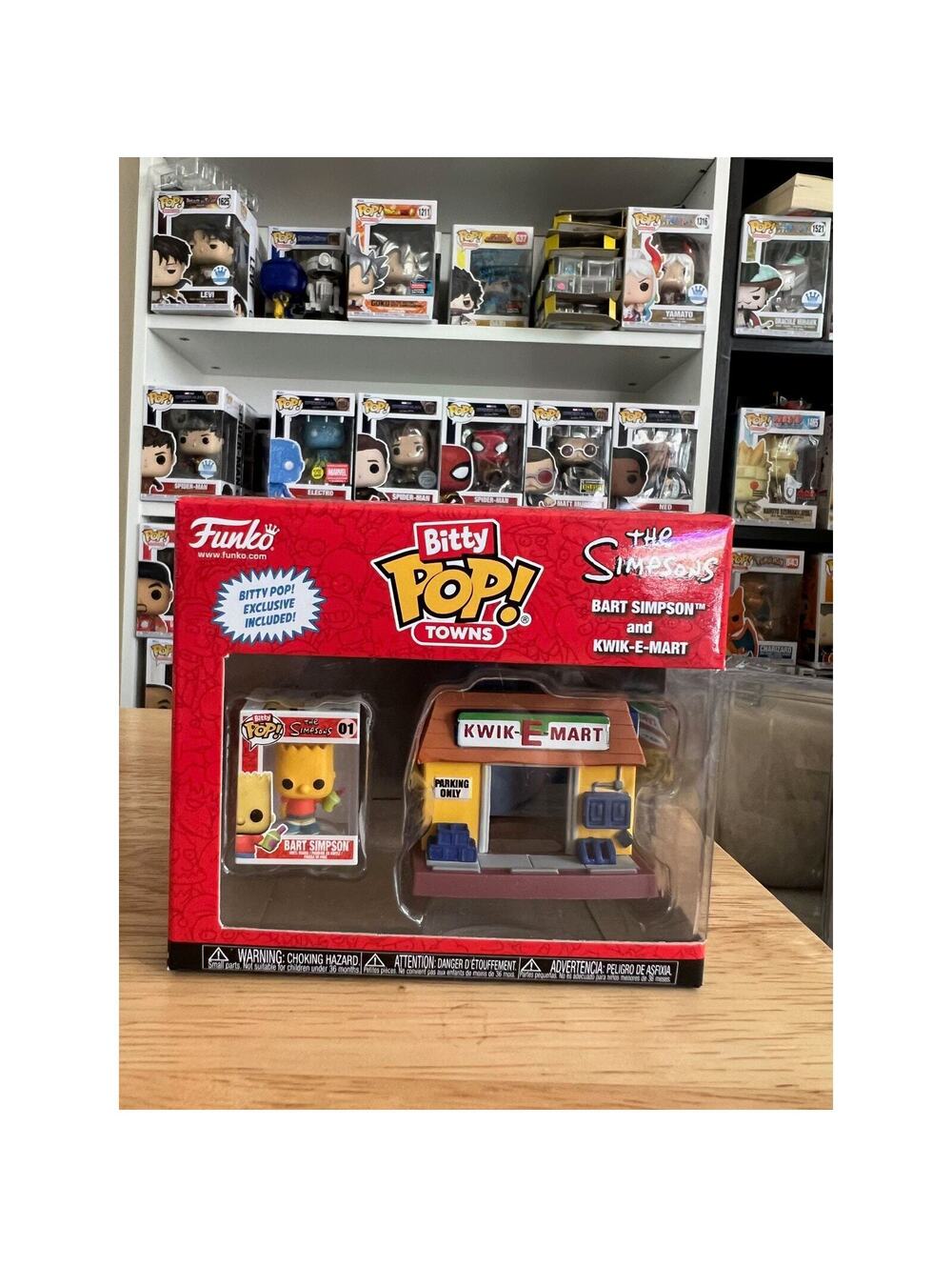 BITTY POP TOWN Kwik E Mart w/ Bart Simpson Funko Pop Simpsons Animation #01 TV